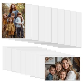 20 piezas de metal sublimación para fotos en blanco de 6 x 8 pulgadas – 0,45 mm de grosor de aluminio para letreros de bricolaje, marco de póster de pared, manualidades, regalo, decoración del hogar