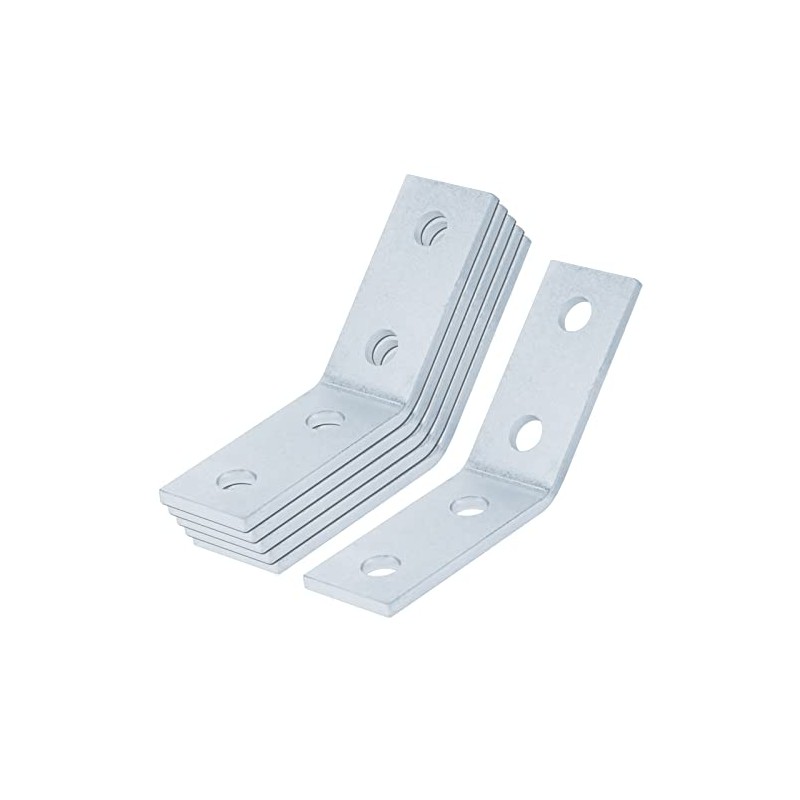 OTTFF 6 Pack 45 Degree Angle Bracket Fitting for 1-5/8"