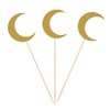 Moon Centerpiece Sticks, 12-Pack Table Topper Double-sided Birthday Baby Shower