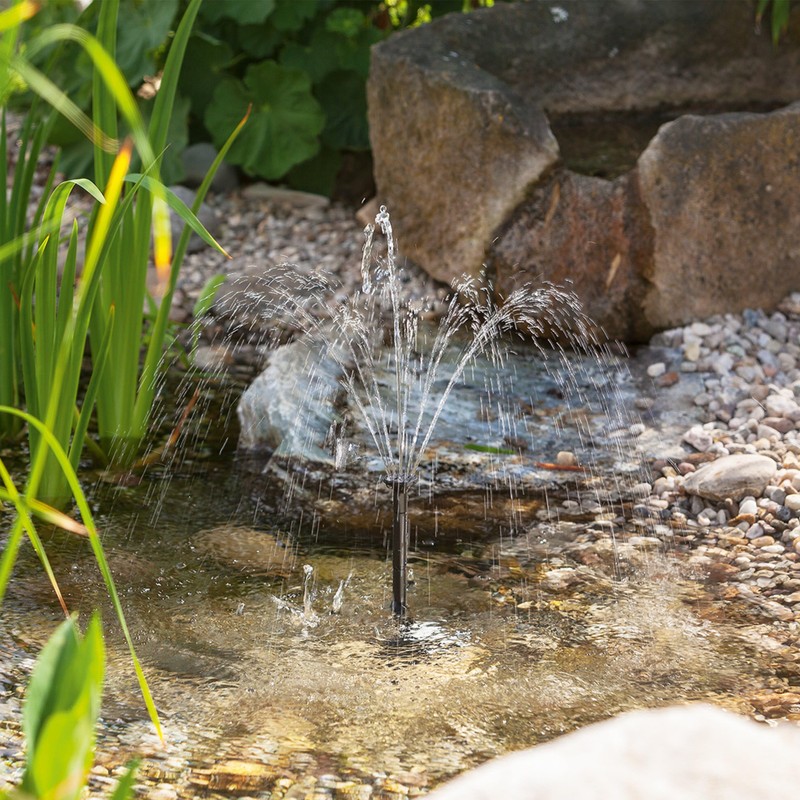 esotec Solar Single Pump Pond Pump Fountain 250 330 LED,