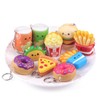 Anboor Pack of 10 Squishies Toys for Children Food Small