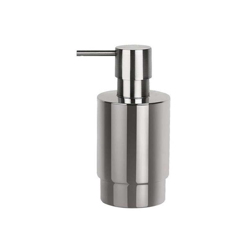Spirella Soap Dispenser, Metal, Silver, 7cm x 6.5cm x 17.5cm