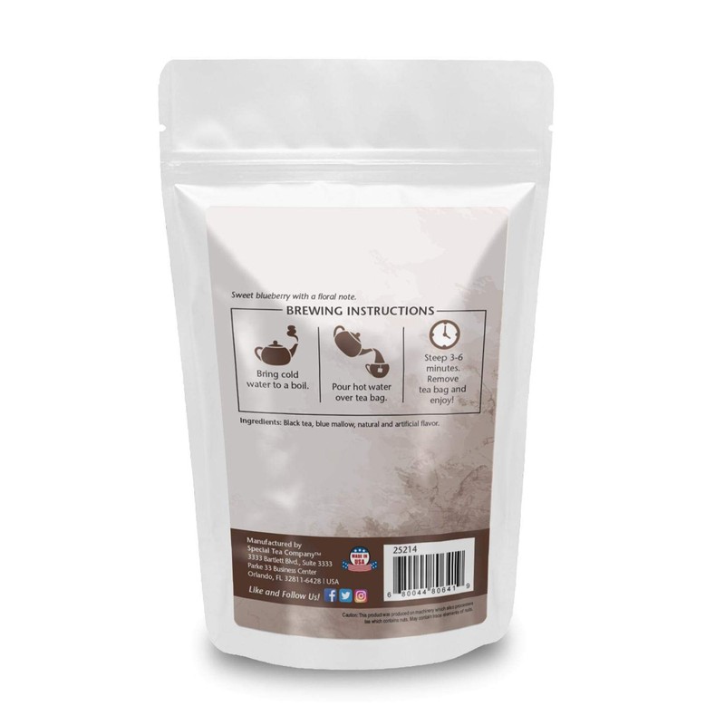 Special Tea Bluebells Black Tea, 20 Ct, 1.41 Ounce