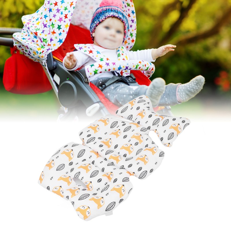 Baby Carriage Cushion Body Support Special Shaped Reduce Fatigue Washable