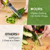 Herb Scissors, X-Chef Multipurpose 5 Blade Kitchen Herb Shears Herb