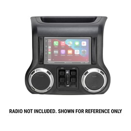 Scosche CJ2090 Double or Single DIN with Pocket Radio Install Dash Kit Compatible with Select 1998-20 Chrysler, Dodge, Jeep, Mitsubishi, Plymouth and VW - Aftermarket Car Stereo Installation Kit