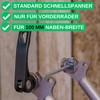 Front Wheel Quick Release 1 Pack in Black, Size 5