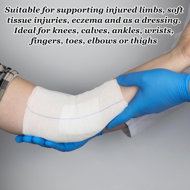 Elastic Tubular Bandage Roll – Bandage for Arm, Leg, Knee,