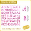 1620Pcs Letter Stickers 20 Sheets Alphabet Stickers Vinyl 1 Inch