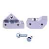 Mallofusa Knock Sensor Relocation Brackets Compatible for Chevy LS GM