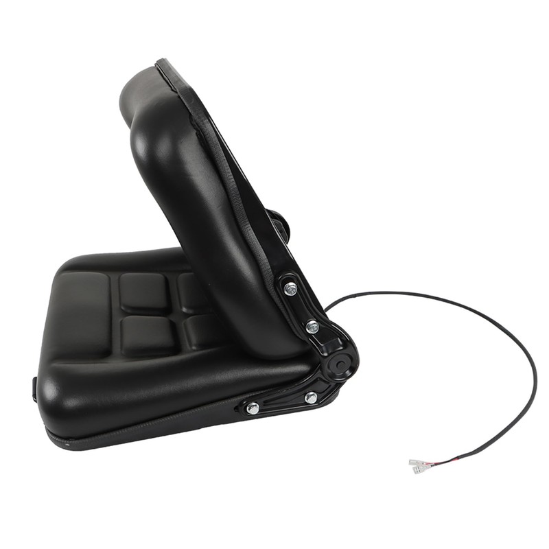 munirater Universal Fold Down Forklift Seat with Adjustable Angle Back
