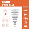 PARTWELL Wheel Weights Lead Clip on Tire Weights, P-Series 1.75
