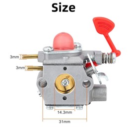 545081855 Carburetor Fits for Poulan Pro BVM200VS BVM200C P325 P200C GBV325 for Craftsman 358794650 25CC Leaf Blower Carb Parts Replaces WT-875 WT-875A, with Air Filter Tune Up Kit