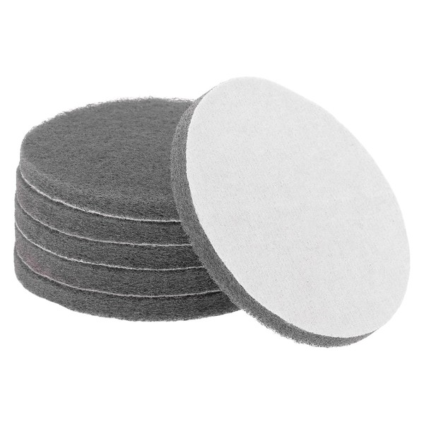 sourcing map 6pcs Scrubber Scouring Pads 800 Grits 5 Inch