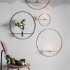 Nordic Style Metal Candle Holder Geometric Candlestick Circle Candle Holder