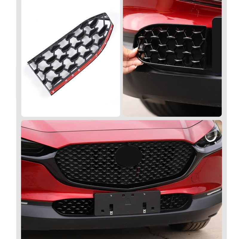Compatible with Mazda CX30 accessories Front Grill Mesh Inserts Trims
