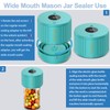 LOVE MOMENT Electric Mason Jar Vacuum Sealer Kit for Wide