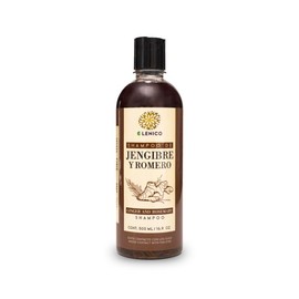 LENICO Shampoo de Jengibre y Romero para uso diario, cuidado capilar revitalizante con sensación de frescura, limpieza profunda del cuero cabelludo y cabello con apariencia más fuerte y brillante (500 ml)