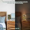 YETTASBIN Camo Bedside Table Lamp, Small LED Desk Light USB