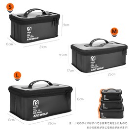Fishing Tackle Box Set of 3 eva Tackle Case Lure Case Transparent Top Lid Multifunctional Fishing Tackle Case Fishing Storage Box Tackle Bag Worm Lures Tenya Case Egi Tackle Box Tackle Bag Worm Lure