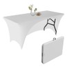 Urby Elastic Open Back Table Clothes for 6 Foot Rectangle
