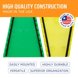 12 Piece Reversible Yellow Wrench Rack