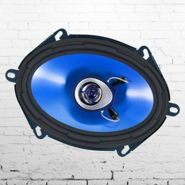 Pair of Gravity 5x7 / 6x8 inch 2-Way 230 Watts Maximum Power Handling Coaxial Car Audio Speakers CEA Rated - 5786H - 4 Ohms Impedance