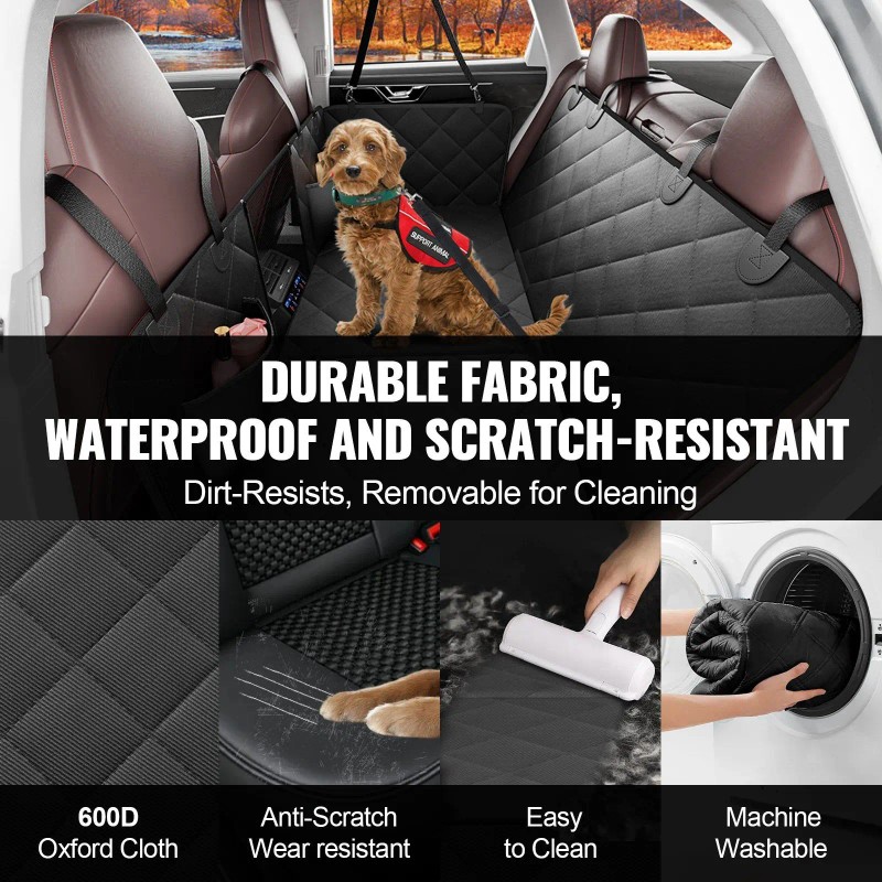 Hard Bottom Dog Car Seat Cover 53\"x24.8\" Back Seat Extender