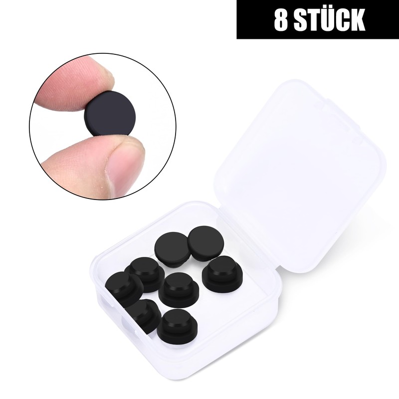 PHATRIP Pack of 8 Rubber Plugs, Protective Rubber Plugs Set