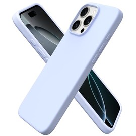 ORNARTO - Funda compatible con iPhone 16 Pro Max de 6.9 pulgadas, de silicona lquida delgada de 3 capas, de gel suave, protectora y a prueba de...    