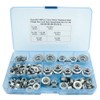 Guard4U 140Pcs M3 M4 M5 M6 M8 M10 M12 Flange
