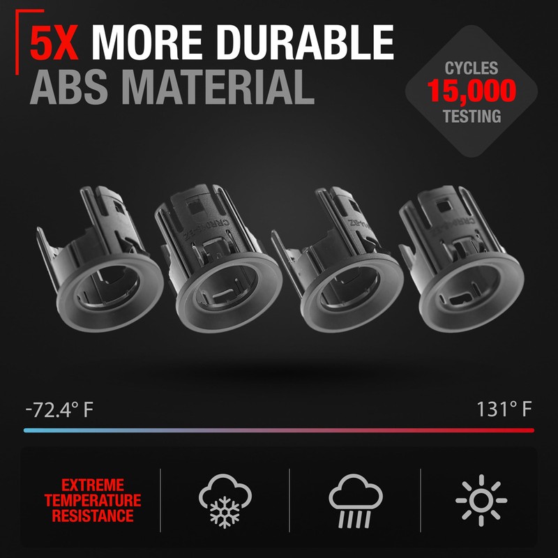 T1A Parking Sensors Housing Bezel, 4 pc Front Driver and