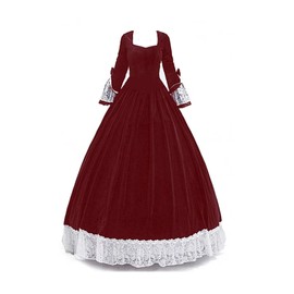 Guaiyumo Womens 18th Century Rococo Dress Gothic Victorian Marie Antoinette Costume Velvet Lolita Dress