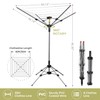 STORAGEIDEAS Umbrella Clothesline Outdoor Heavy Duty, Retractable Rotary Drying Rack