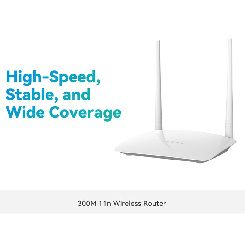Wireless Router Professional High Speed 300Mbps WiFi Hotspot Router with
