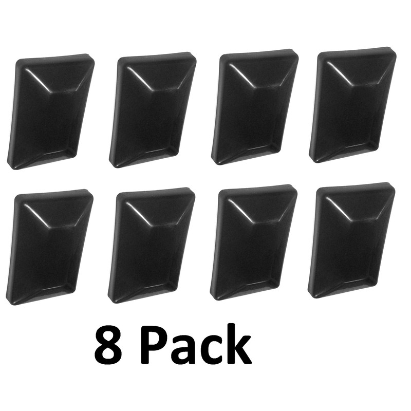 Fence Post Plastic Black Cap 4x6 (3 5/8" X 5