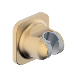 Duttao DP-9311 Shower Head Holder, Strong Adhesive Handheld Showerhead Holder (Brushed Gold)