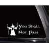 You Shall Not Pass Wizard Decal Car Sticker Creative Fashion