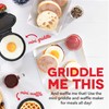DASH Mini Maker Waffle Maker + Griddle, 2-Pack Griddle +