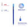 Volcanics Erasable-Gel-Pens Fine Point 0.5 mm, Mistakes Dispear, Black and