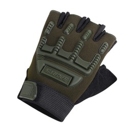 BXT Kids Half Finger Sports Gloves with Grip - Non-Slip Gel Protective Dirt Bike, Cycling, Fishing, Climbing, Gymnastics Glove for Boys Girls