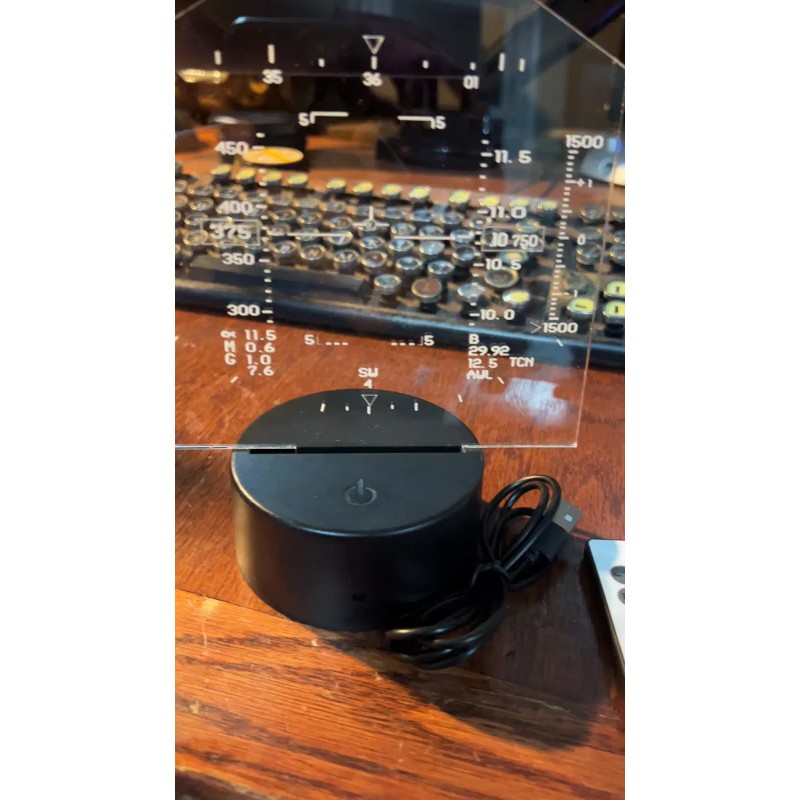 F14 Tomcat Heads Up Display -HUD- LED Light -Sign -