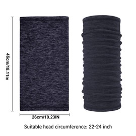 H HOME-MART Neck Warmer Gaiter Ski Balaclava for Men and Women, Winter Face Mask Scarf Tube Cover Bandanas for Windproof Motorcycle Skiing (Melon Red)