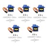 Hutomwua SG90 Micro Servo Motor, SG90 9g Servo Kit 5pcs