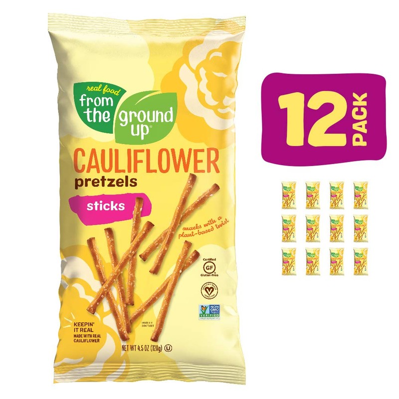 From the Ground Up Cauliflower Pretzel Sticks and Twists -