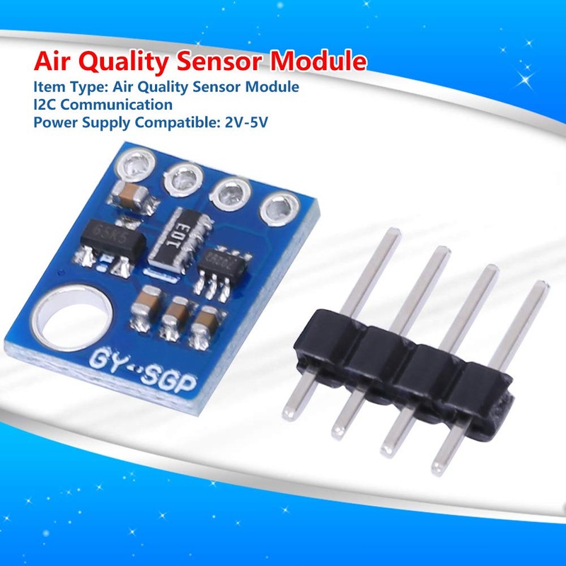 SGP30 Air Quality Sensor Module, Metal Oxide Gas Detector for