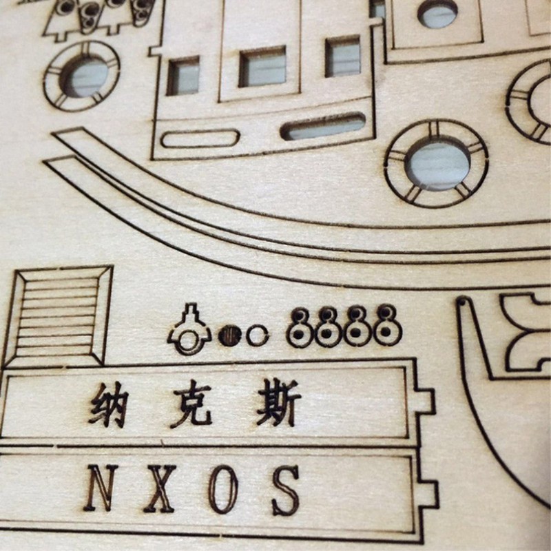 HAPYLY 1/30 Scale DIY Hobby Nakas Wooden Fishing Ship Science
