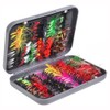 ANCLLO 100Pcs Fly Fishing Kit - Dry and Wet Flies