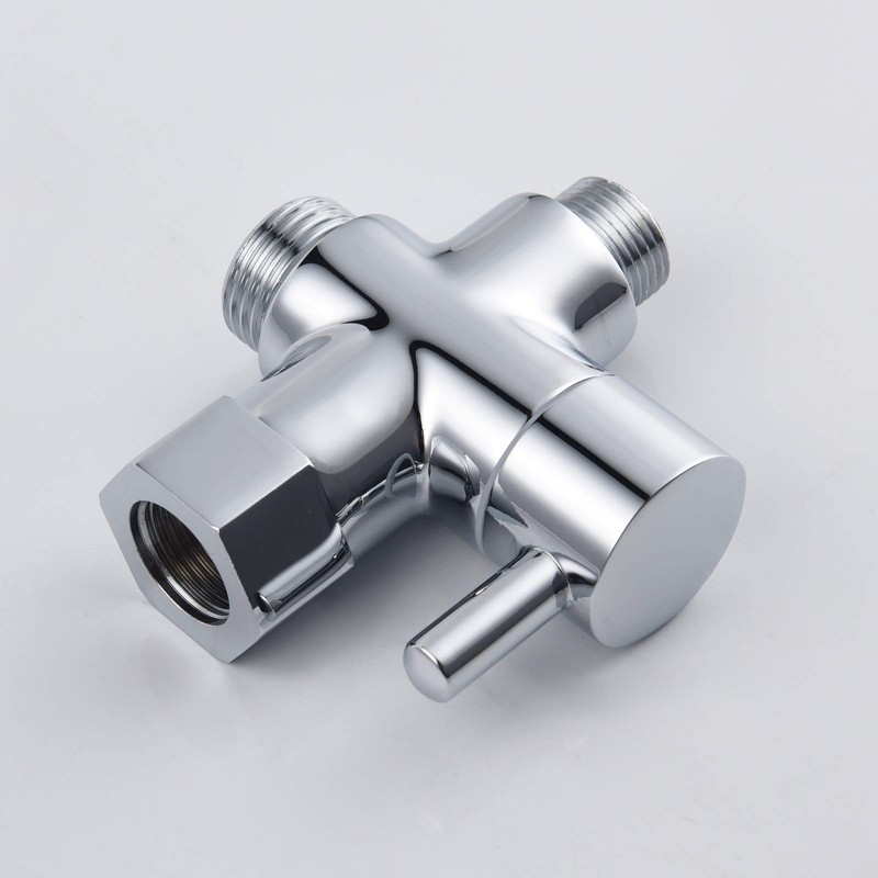 Tecmolog DSF007D 3-Way Valve Brass Diverter Valve 3/8 Inch 12/17