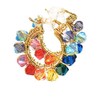 Arracada Cristal Austriaco - Color Rainbow or Pastel - Chapa